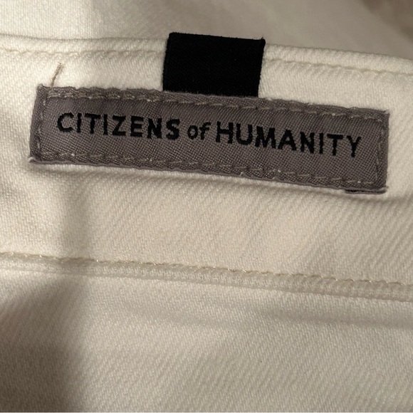 Citizens of Humanity Harlow Ankle High Rise Slim White‎ Jeans Womens Size 32 - Picture 7 of 11